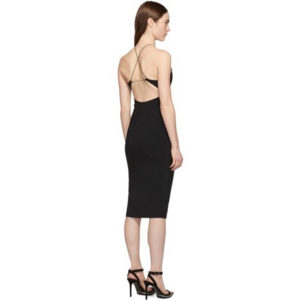 T by Alexander Wang. Black Jersey Swim Crisscross Short Casual Dress - Size M